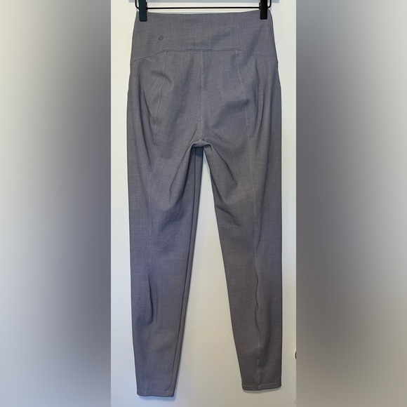 Lululemon Here to There High-Rise 7/8 Pant Crosshatch Texture Magnet Grey Size 6 - Picture 5 of 9